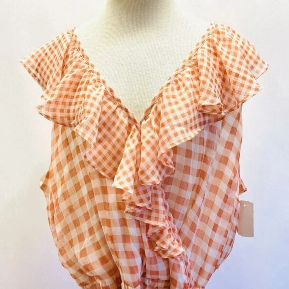 NWT LAUREN CONRAD Women Sleeveless Pullover V-Neck Lined Dress Plus Size 3X - Picture 2 of 15